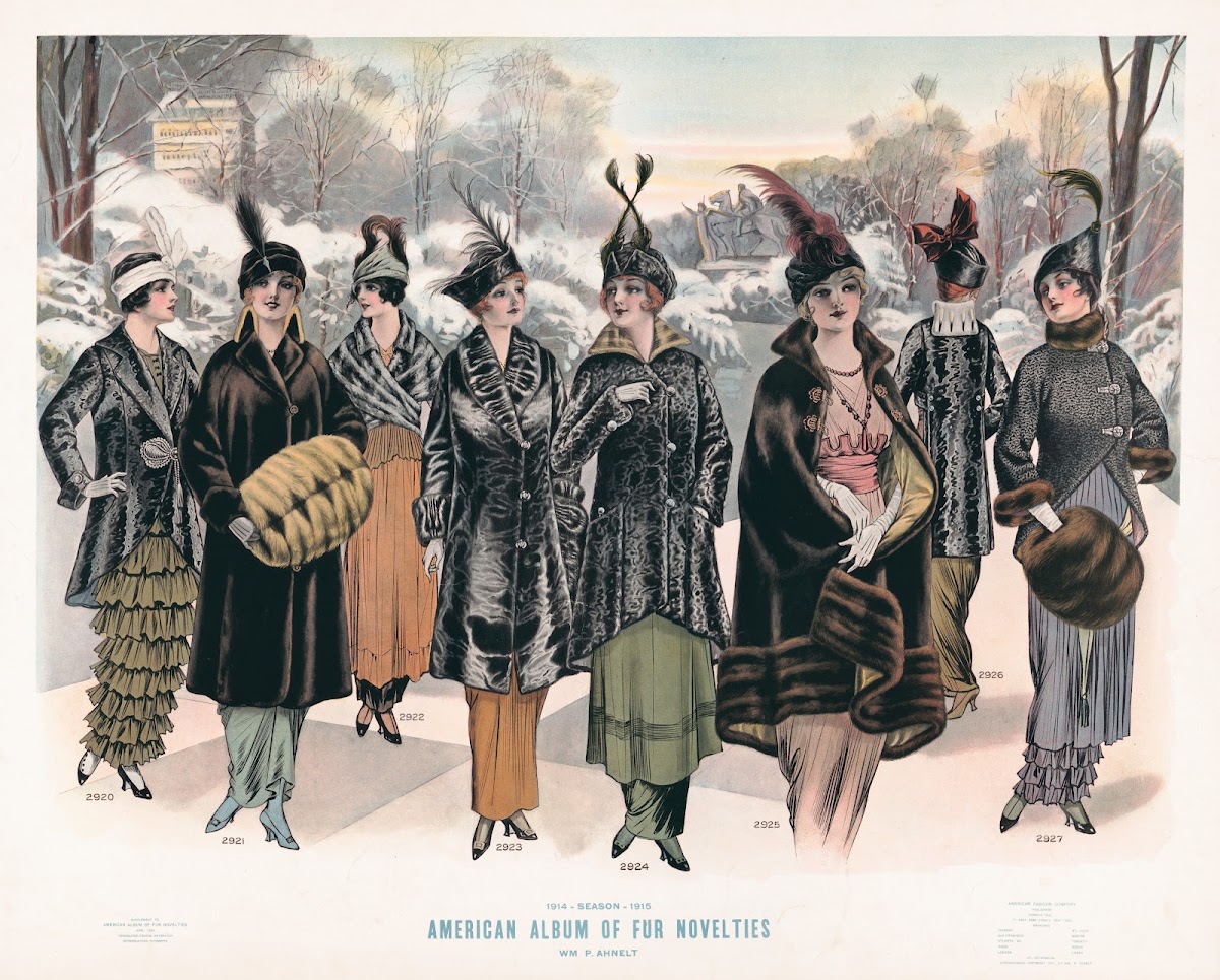 American album of fur novelties 1914
