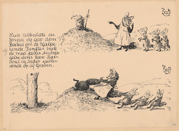 Bamsefar og Mikkel Ræv Pl10 1921