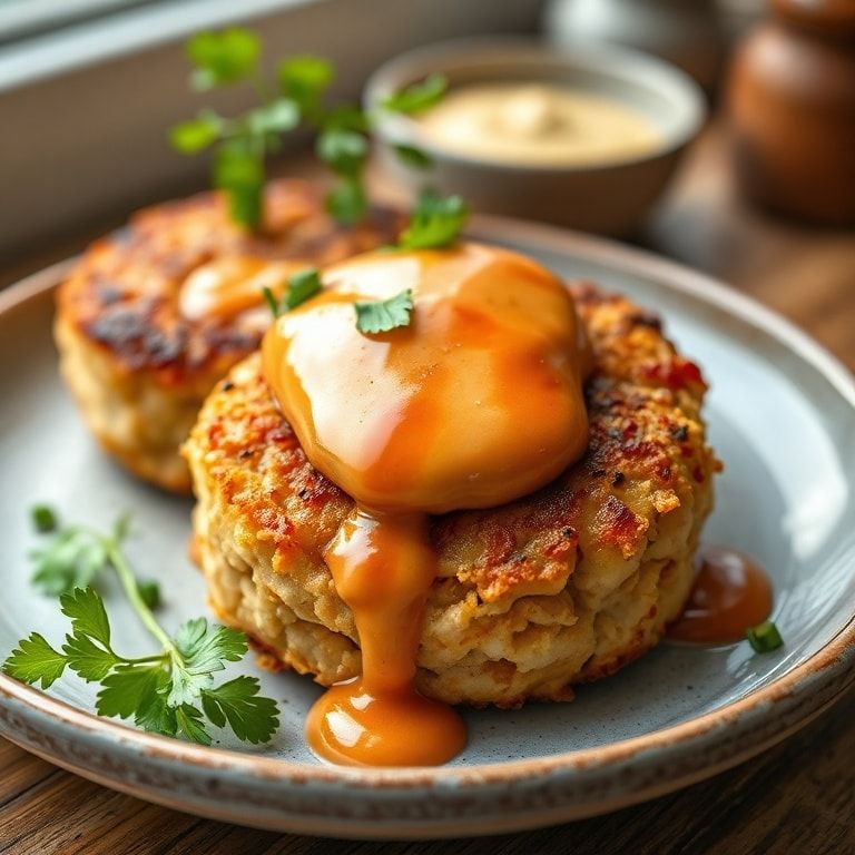 Easy Asian Tuna Cakes with Spicy Mayo for Dinner - Quick, Crispy, Family-Friendly finished