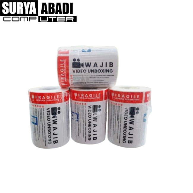 KERTAS LABEL STIKER UNBOXING 80 X 50 (ISI 300)