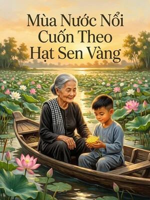 Bìa truyện Mùa Nước Nổi Cuốn Theo Hạt Sen Vàng