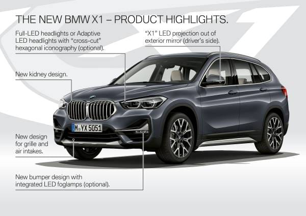 BMW X1 키드니 그릴