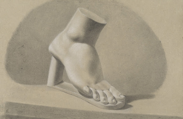 right foot on a pedestal 1802