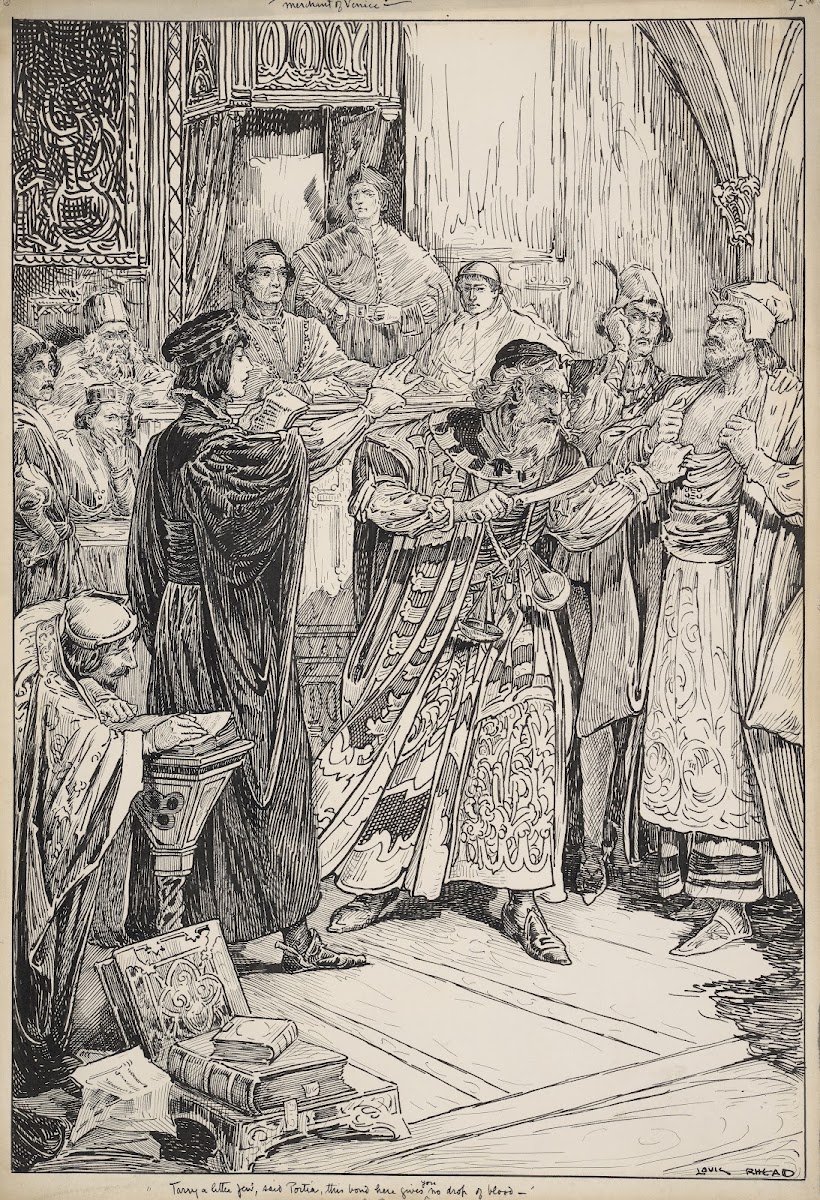 Merchant of Venice Tarry a little Jew said Portia this bond here gives you no dr