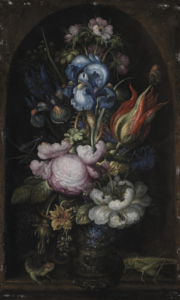 Bouquet Of Flowers In A Stone Niche 1619   1620