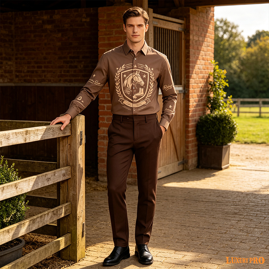 AOP EGD Long Sleeve Button Shirt