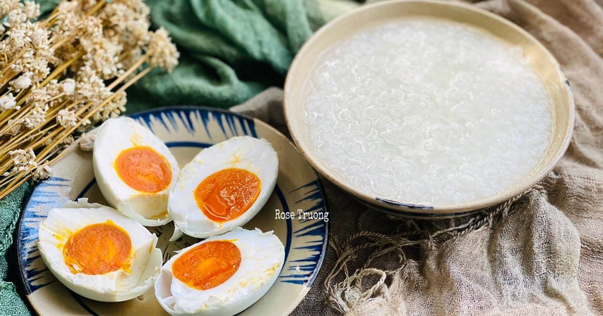 Cháo Trắng Trứng Muối