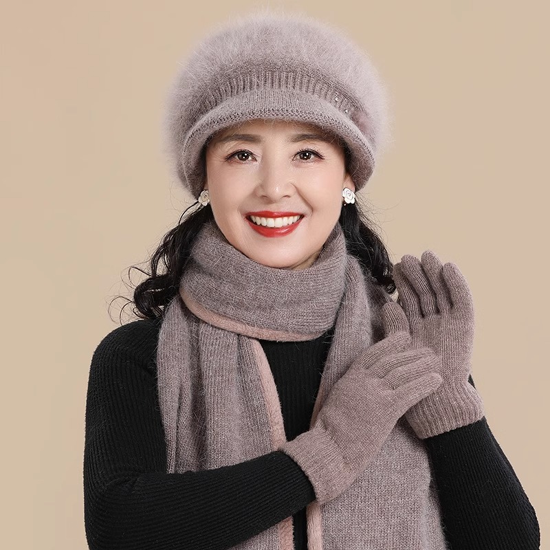 Warme Wintermütze für Damen