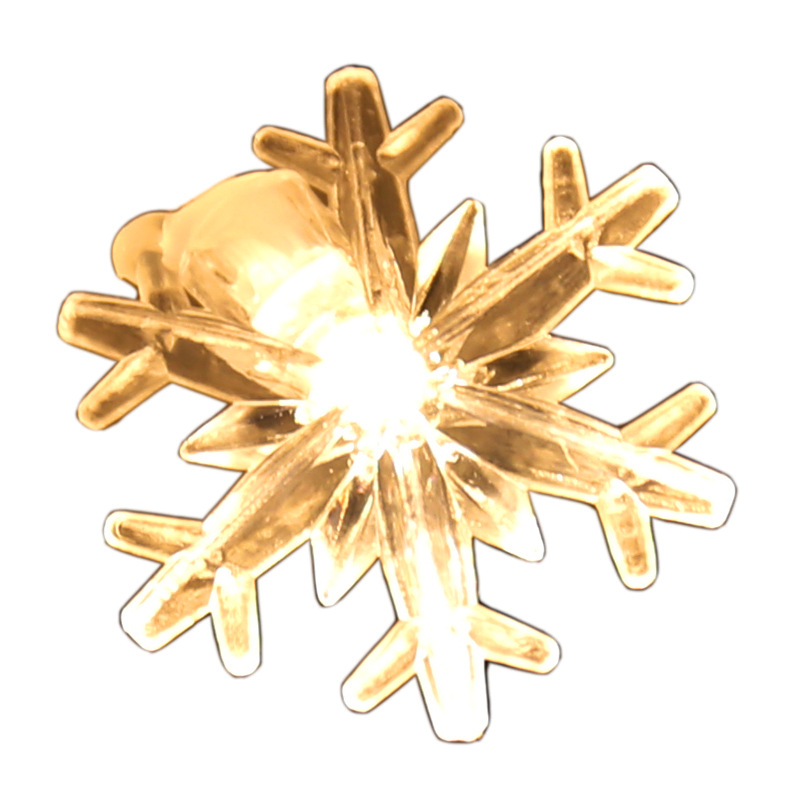 LED Snowflake String Lights, battery-operated, Model YL-XH