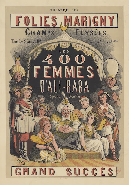 Théâtre des Folies Marigny Champs Elysées Les 400 Femmes dAli Baba 1872