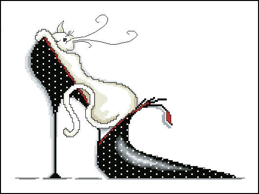CMP DW2552 Cat In Black Shoe
