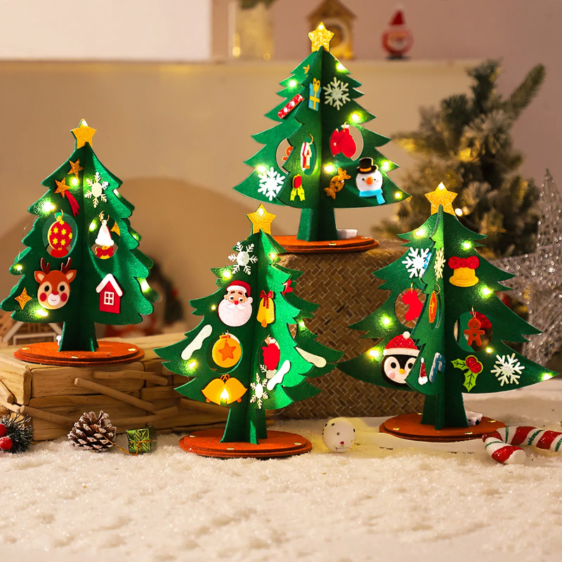DIY-Weihnachtsbaum aus Stoff zum Basteln