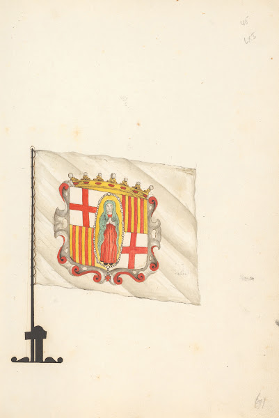 Flag of Barcelona 1667 1670