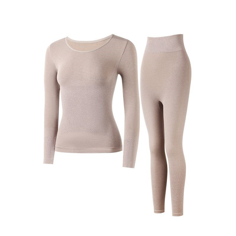 Seamless thermal underwear set, shaping and warming