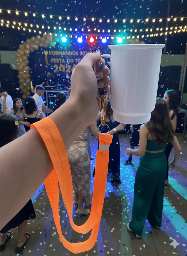 Caneca de alumínio com alça — foto 1