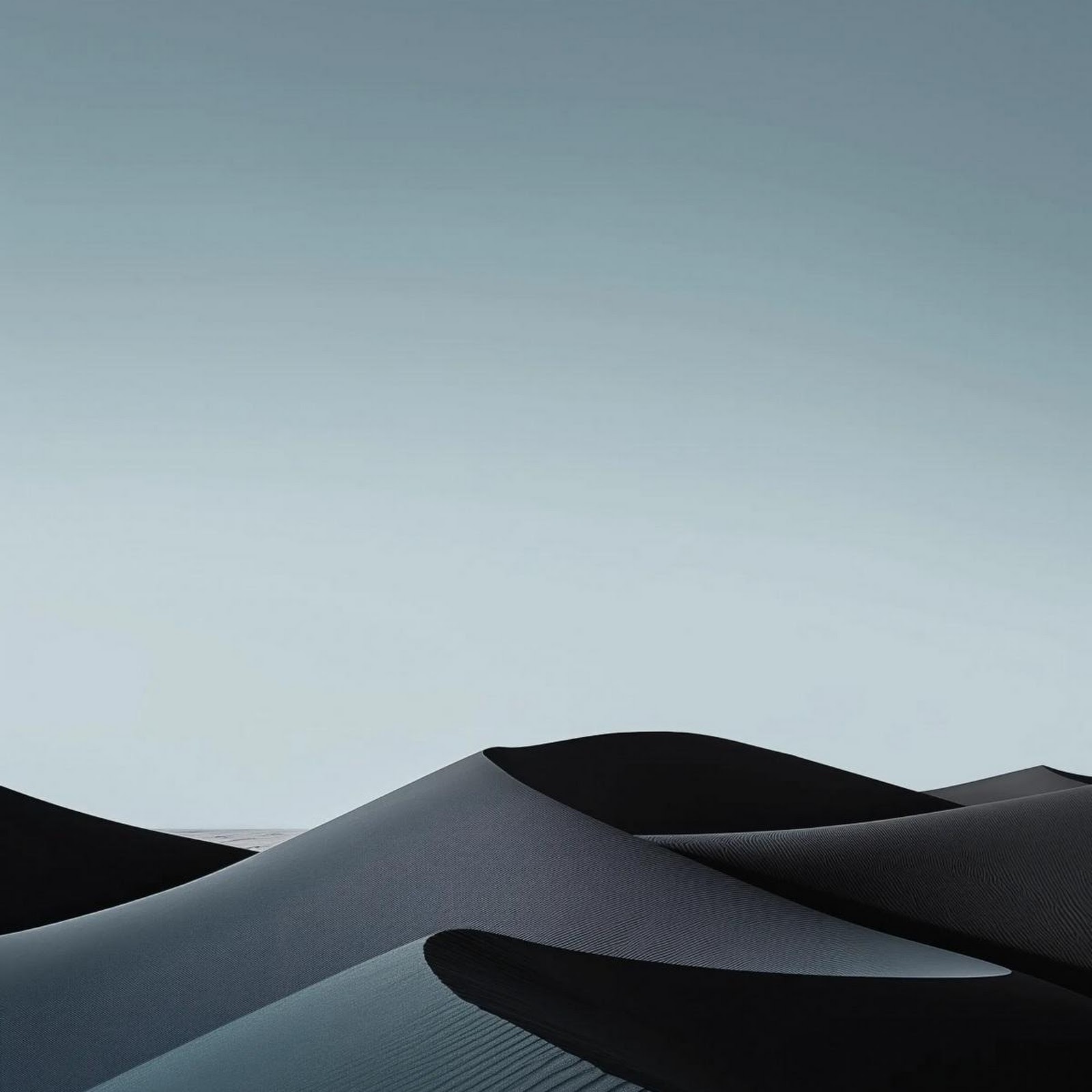 Download Minimalist Dark Sand Dunes iPhone