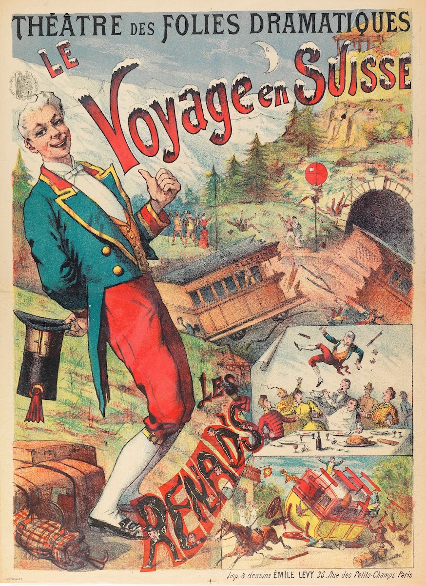 Theâtre Des Folies Dramatiques Le Voyage En Suisse Les Renads 1892
