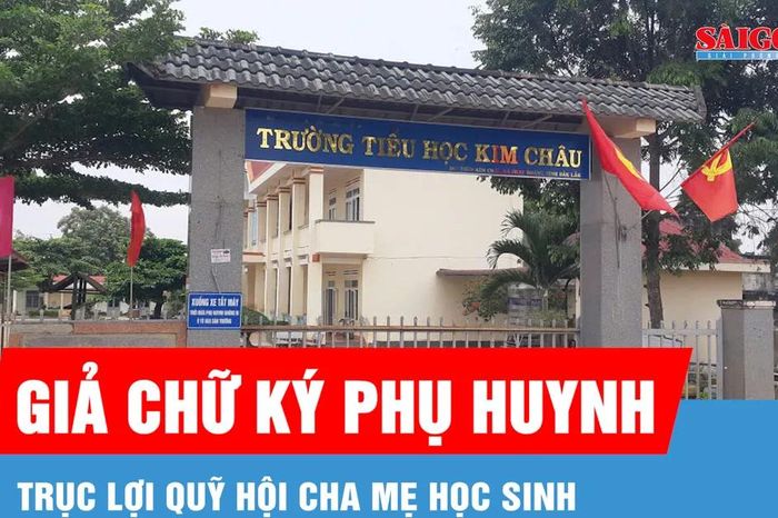 Đắk Lắk: Cách chức hiệu trưởng chỉ đạo giả chữ ký để trục lợi quỹ hội phụ huynh - Báo Sài Gòn Giải Phóng