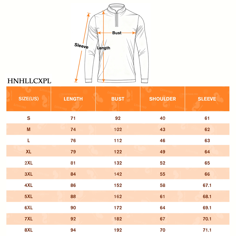 AOP HNH Stand Collar Long Sleeve Polo
