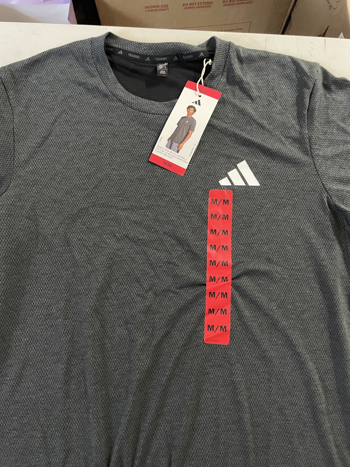 Adidas Mens Shirt ClimaCool Grey M #1413
