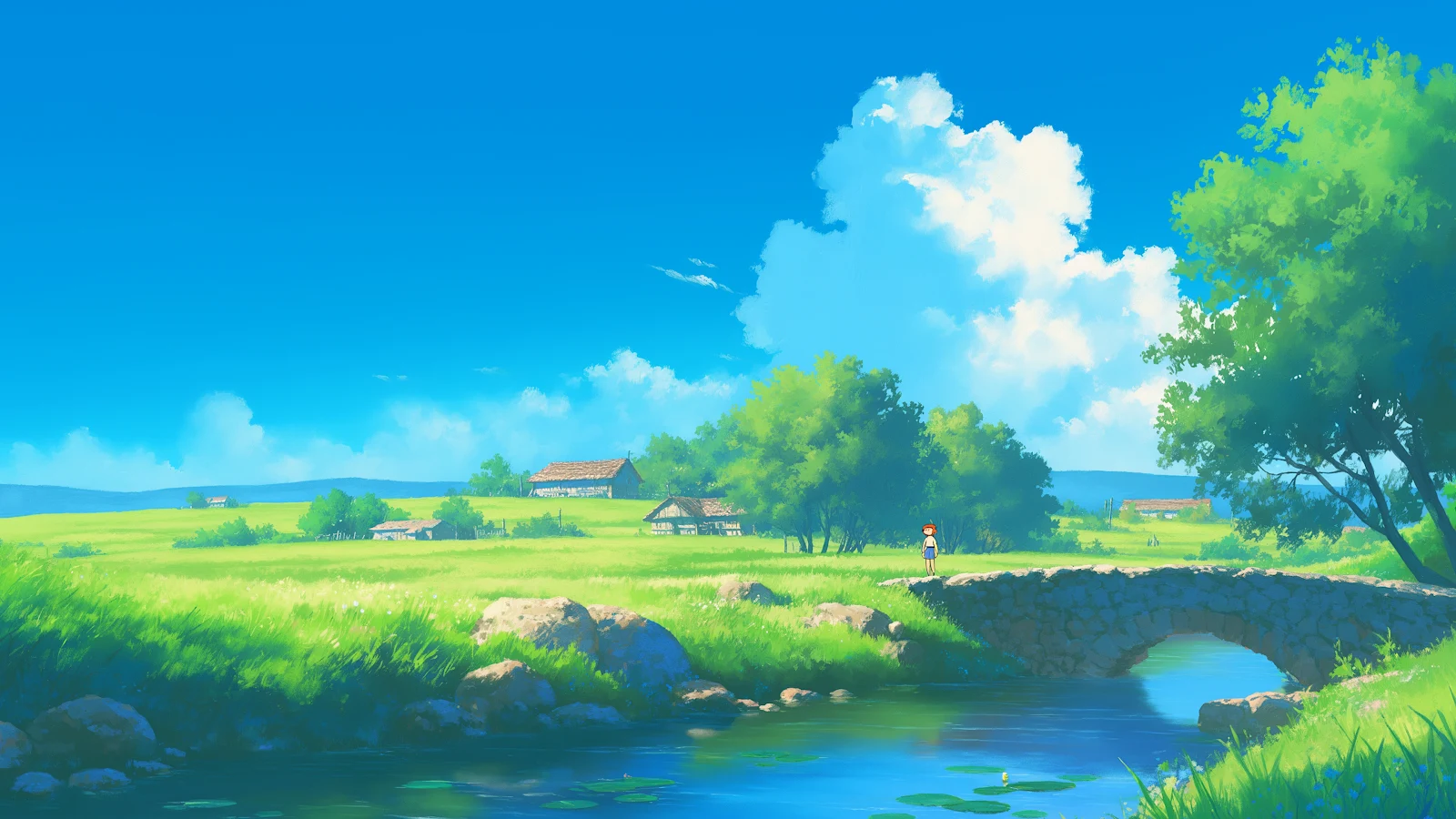 Anime, Art, Landscape, Digital 4K Wallpaper Background (3840x2160)