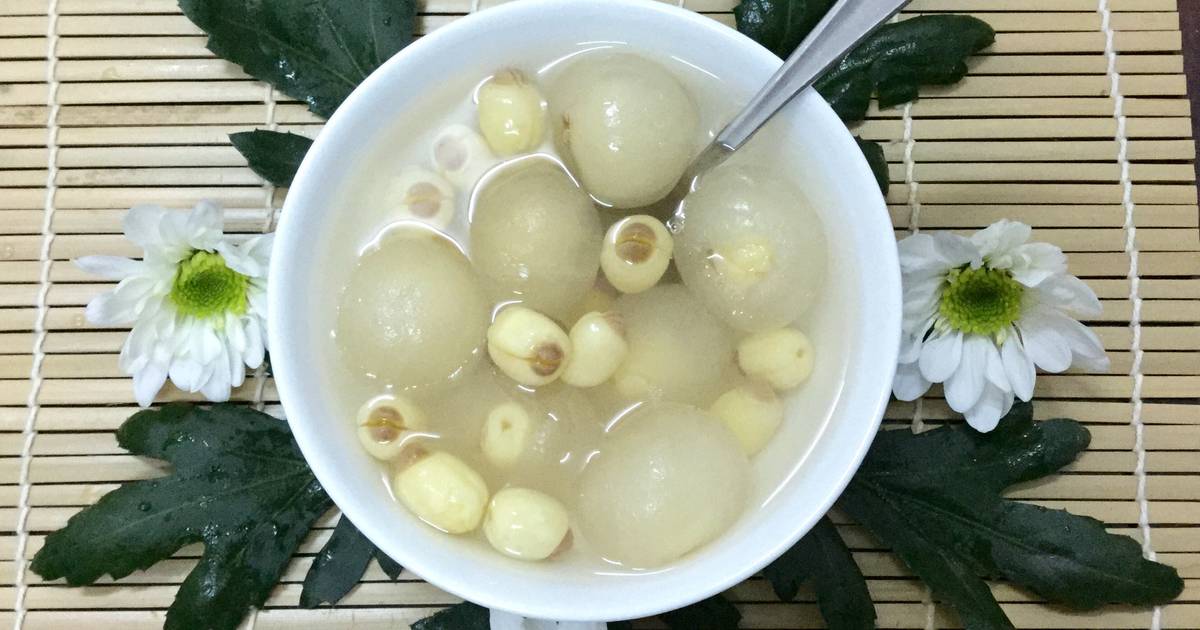 Chè nhãn bọc sen tươi