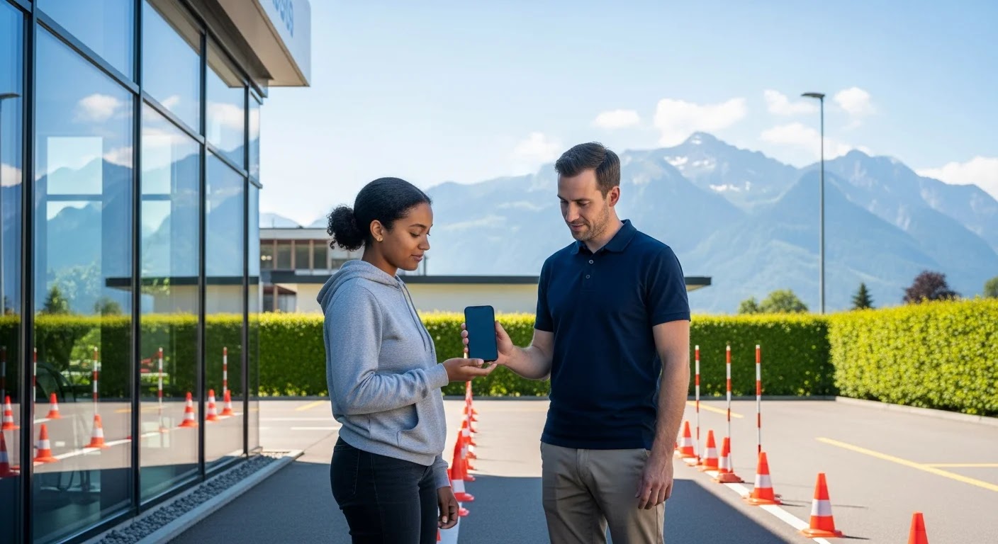 Choisis ton auto-école avec une application mobile | L-Pittet