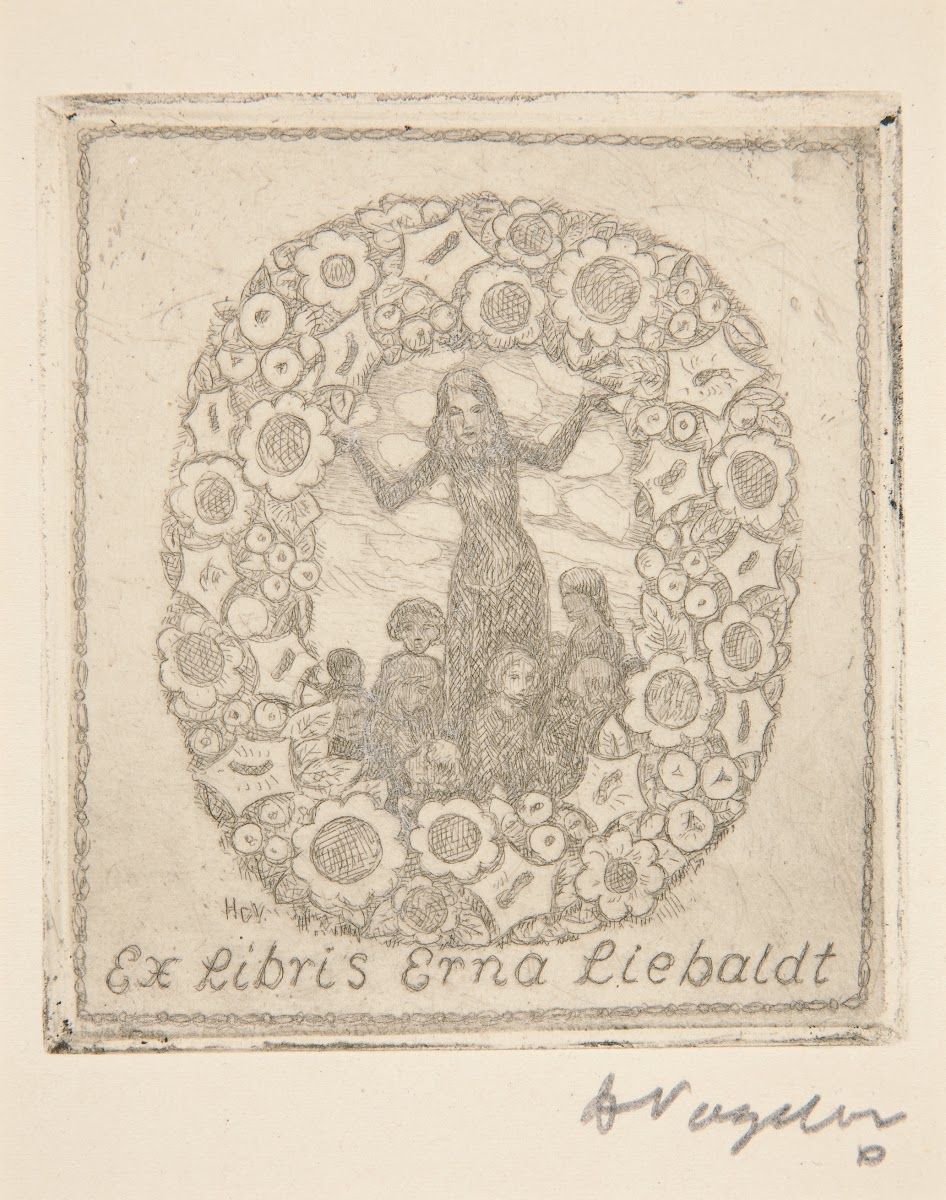 Ex Libris Erna Liebaldt 1922