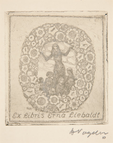 Ex Libris Erna Liebaldt 1922