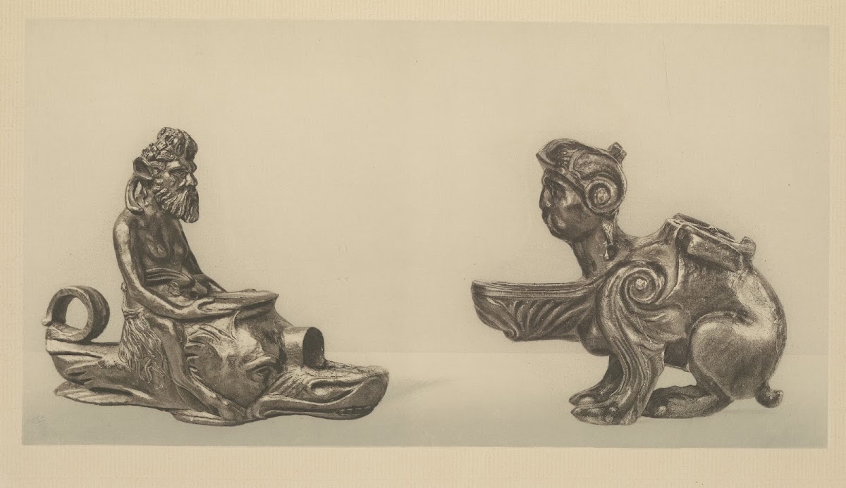 Lamp Formed As A Chimera  XVI Century Style Of Andrea Riccio Sea Monster Formed