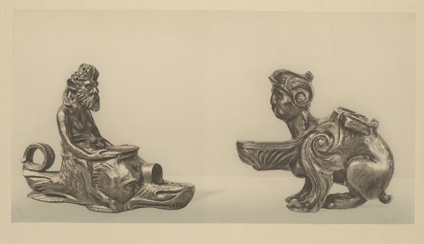 Lamp Formed As A Chimera  XVI Century Style Of Andrea Riccio Sea Monster Formed