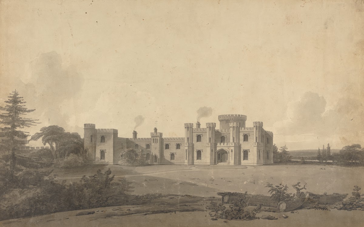 Design for Knepp Castle Sussex Perspective