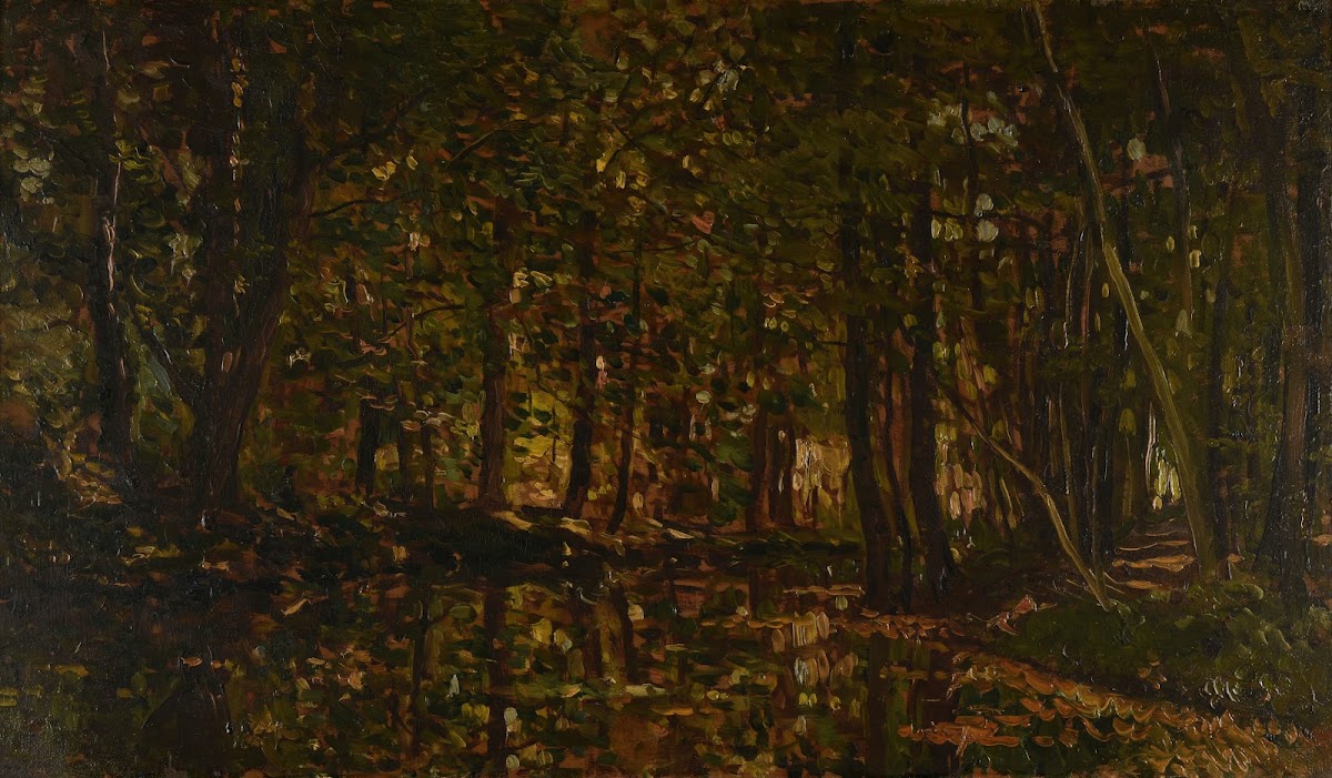 Ruisseau sous bois 1866  1886