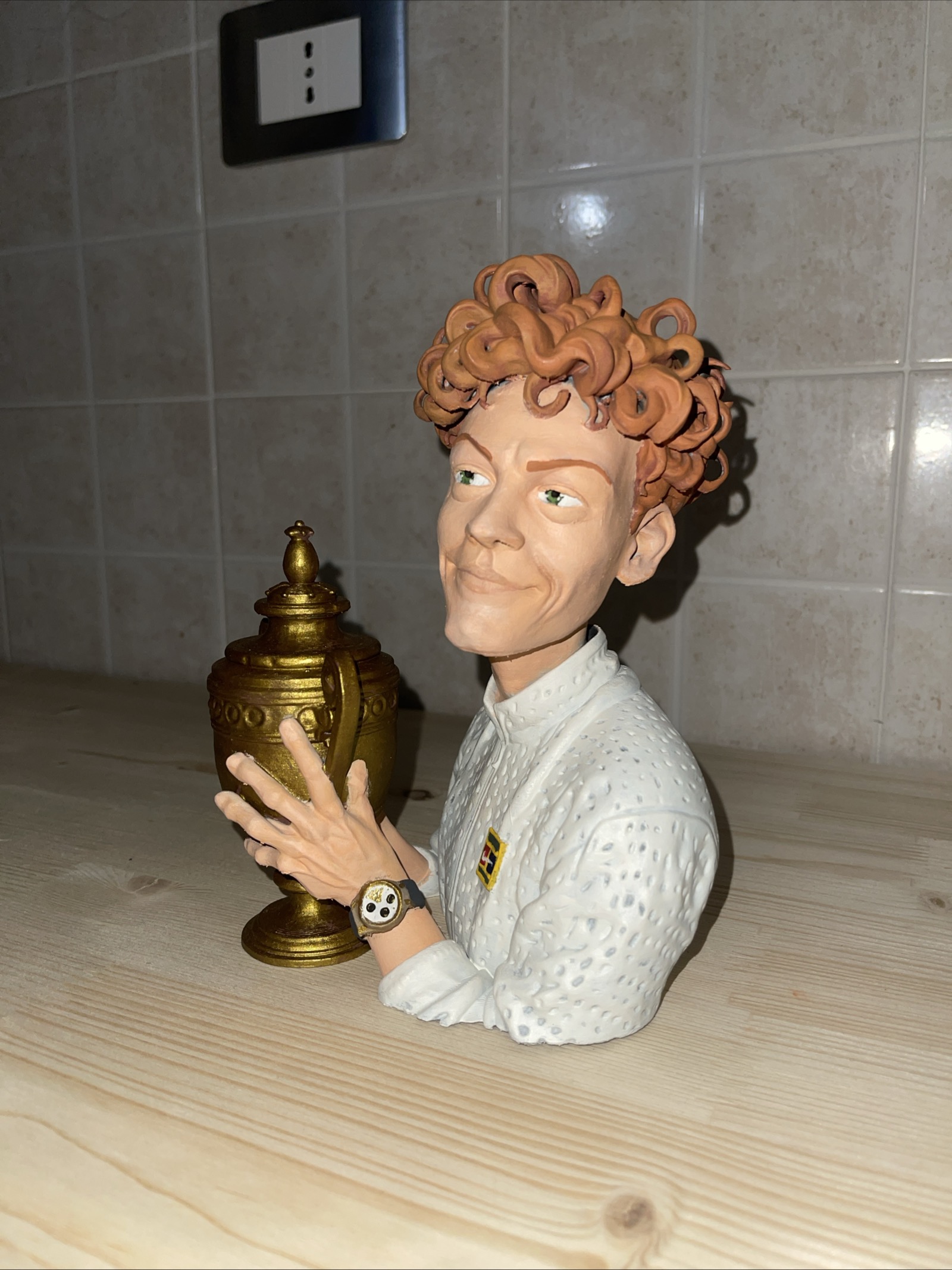 JANNIK SINNER - CHAMPION - CARICATURE EDITION