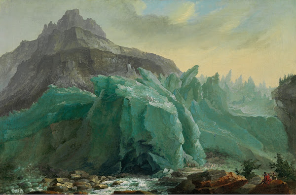 The Lower Grindelwald Glacier with Lütschine and the Mettenberg 1774