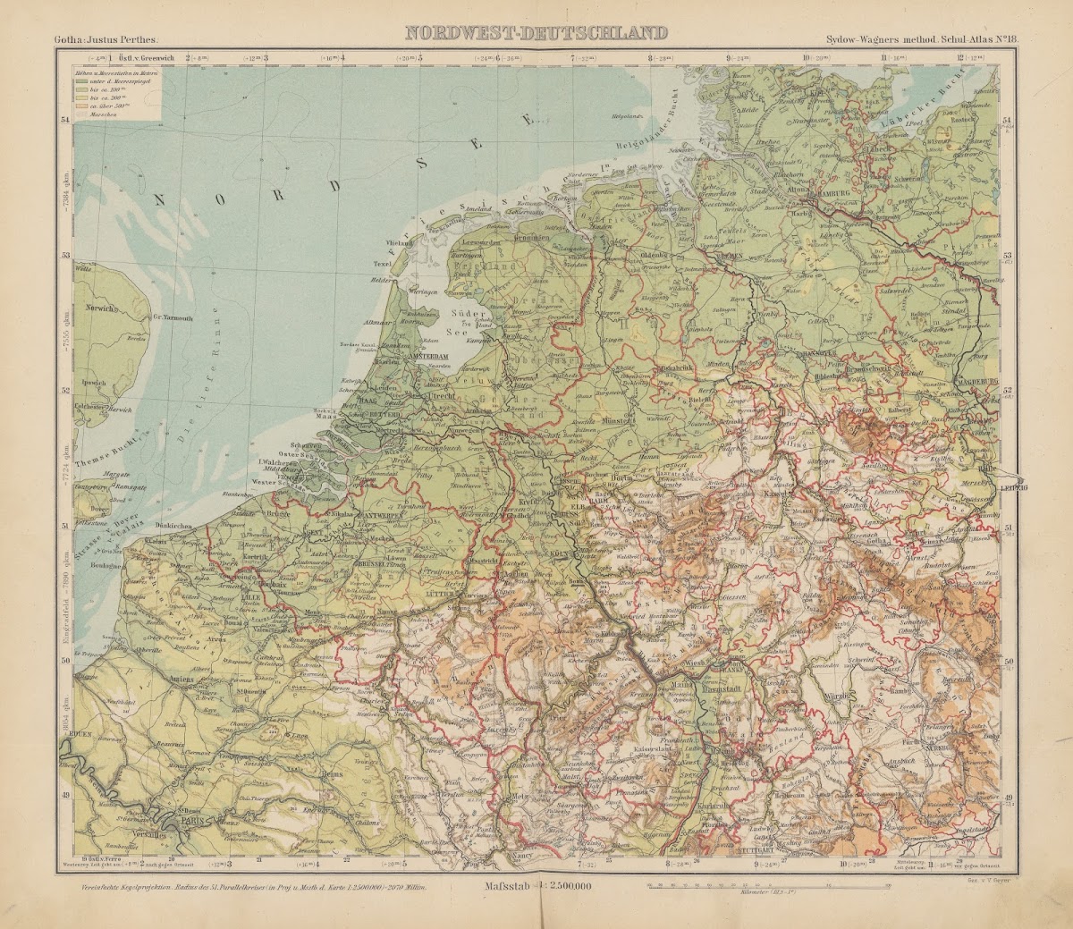 Nordwest Deutschland 1904