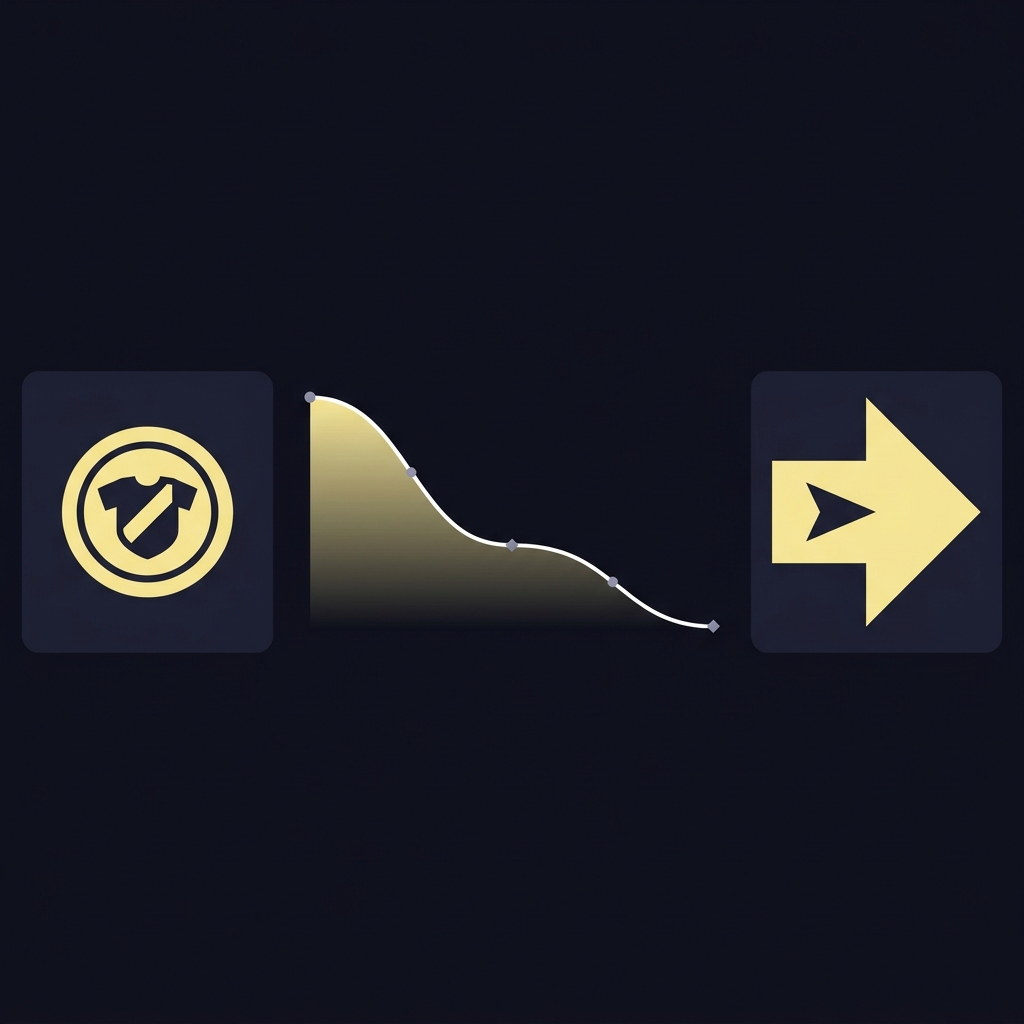 Diagram showing a player token icon a time loss distribution curve and a replacement level arrow in Funded Plays brand colors How Injuries Should Be Weighted in Forecasts