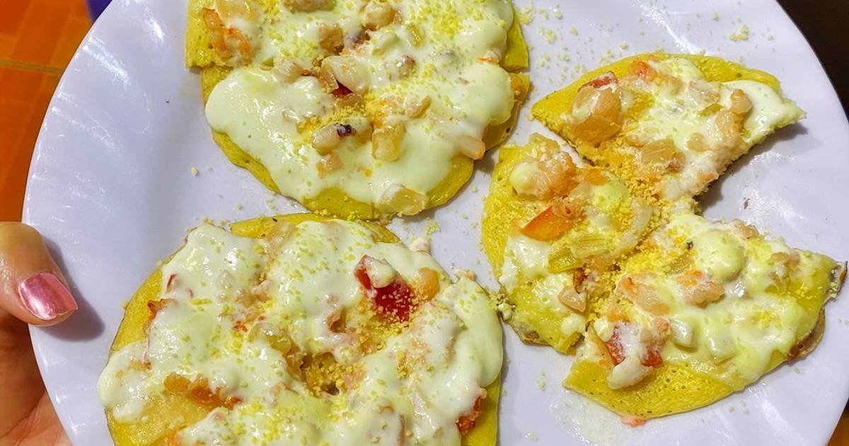 Bánh pizza hải sản phiên bản bé ăn dặm