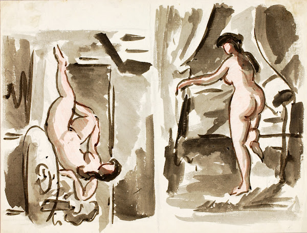 Two Female Nudes