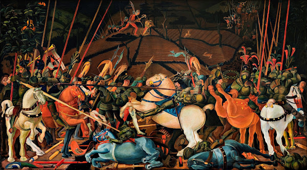 Fantasy of Paolo Uccellos La Battaglia prestudy 1923