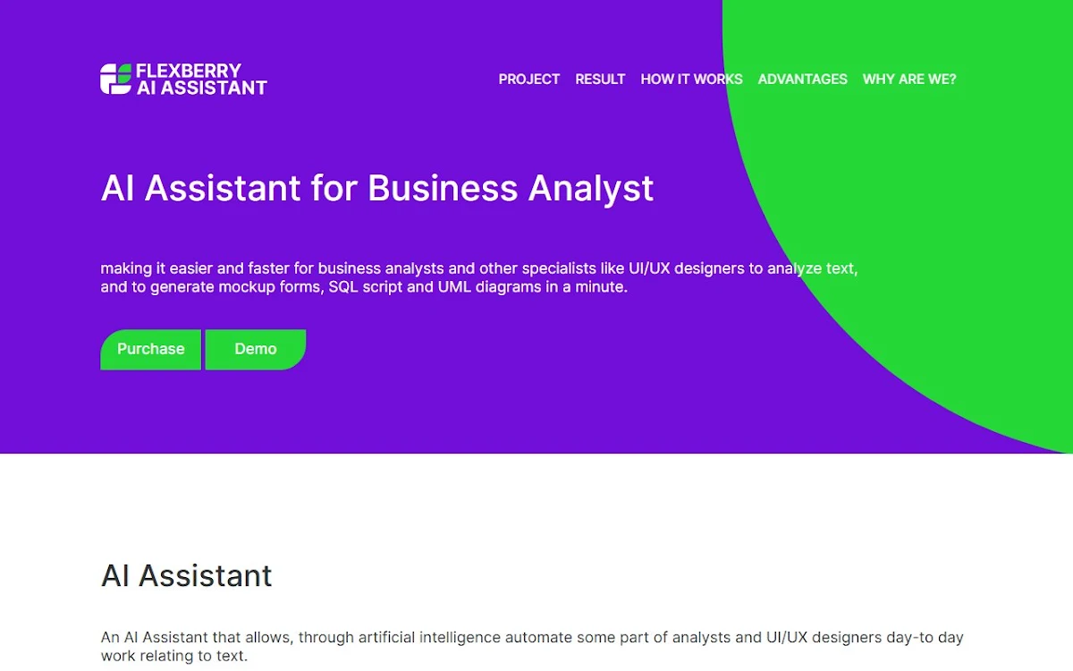 Captura de Flexberry AI Assistant