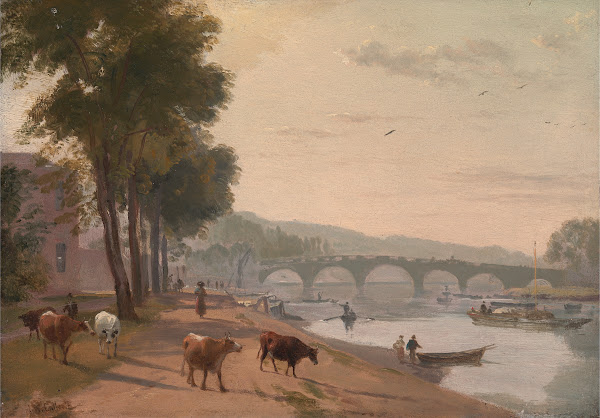 A View of Richmond Bridge on the Thames between 1807 and 1810