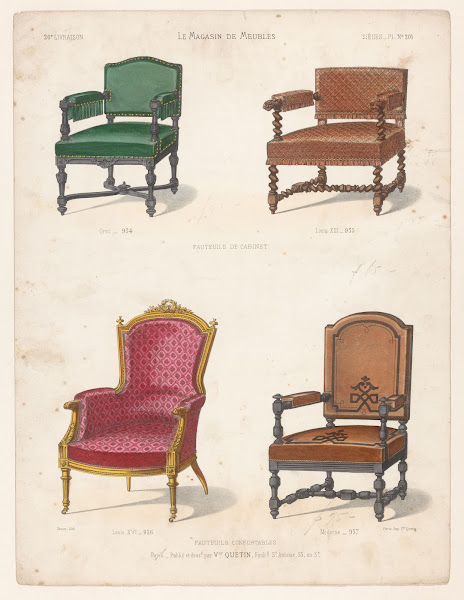 Fauteuils de cabinet  Fauteuils confortables 1832   1904