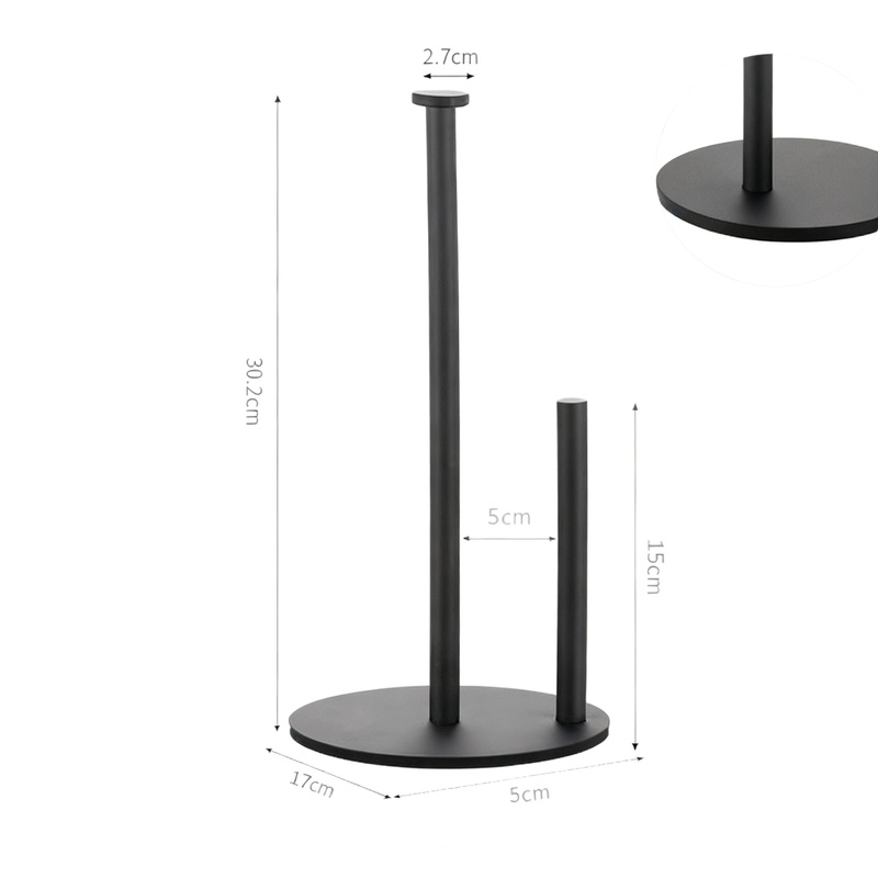 Stainless Steel Paper Roll Holder, Freestanding