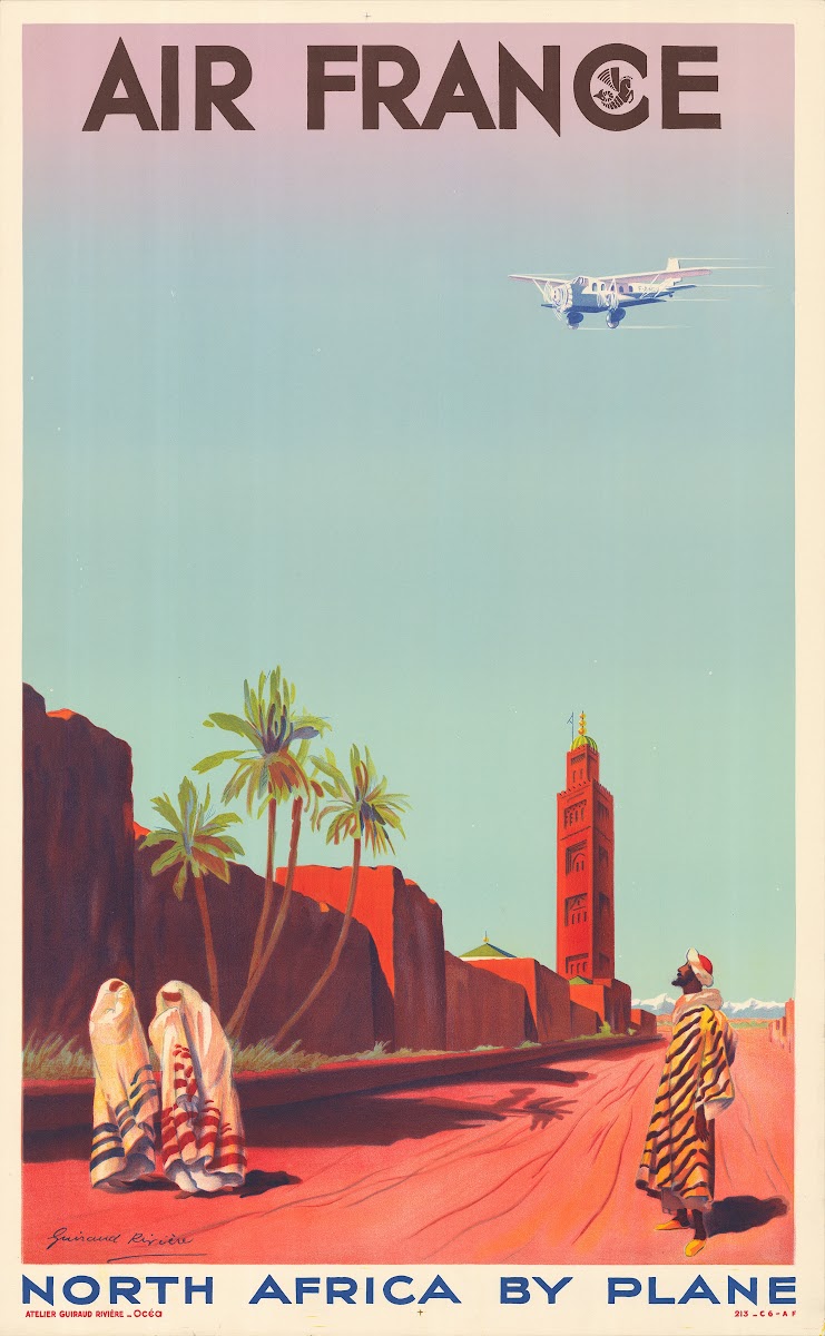 Air France  North Africa By Plane C1935