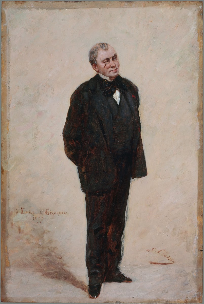 Portrait dÉmile de Girardin 1806 1881 publiciste et homme politique 1877