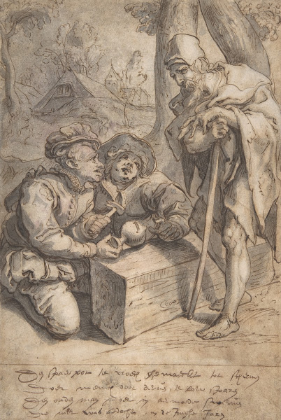 A Proverb Wealth and Poverty mid 16thearly 17th century