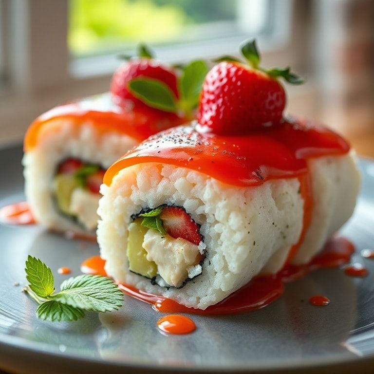 Strawberry Cheesecake Sushi Rolls (Fun Dessert Idea) – Easy 15-Minute Treat