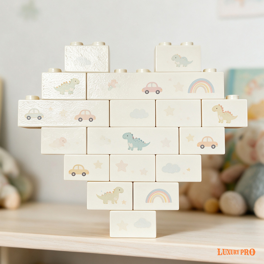 Lego Love Puzzle - Single Row