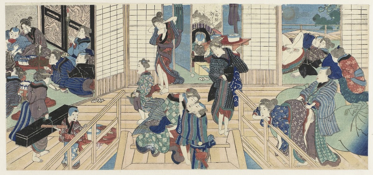 Scenes in a brothel 1840